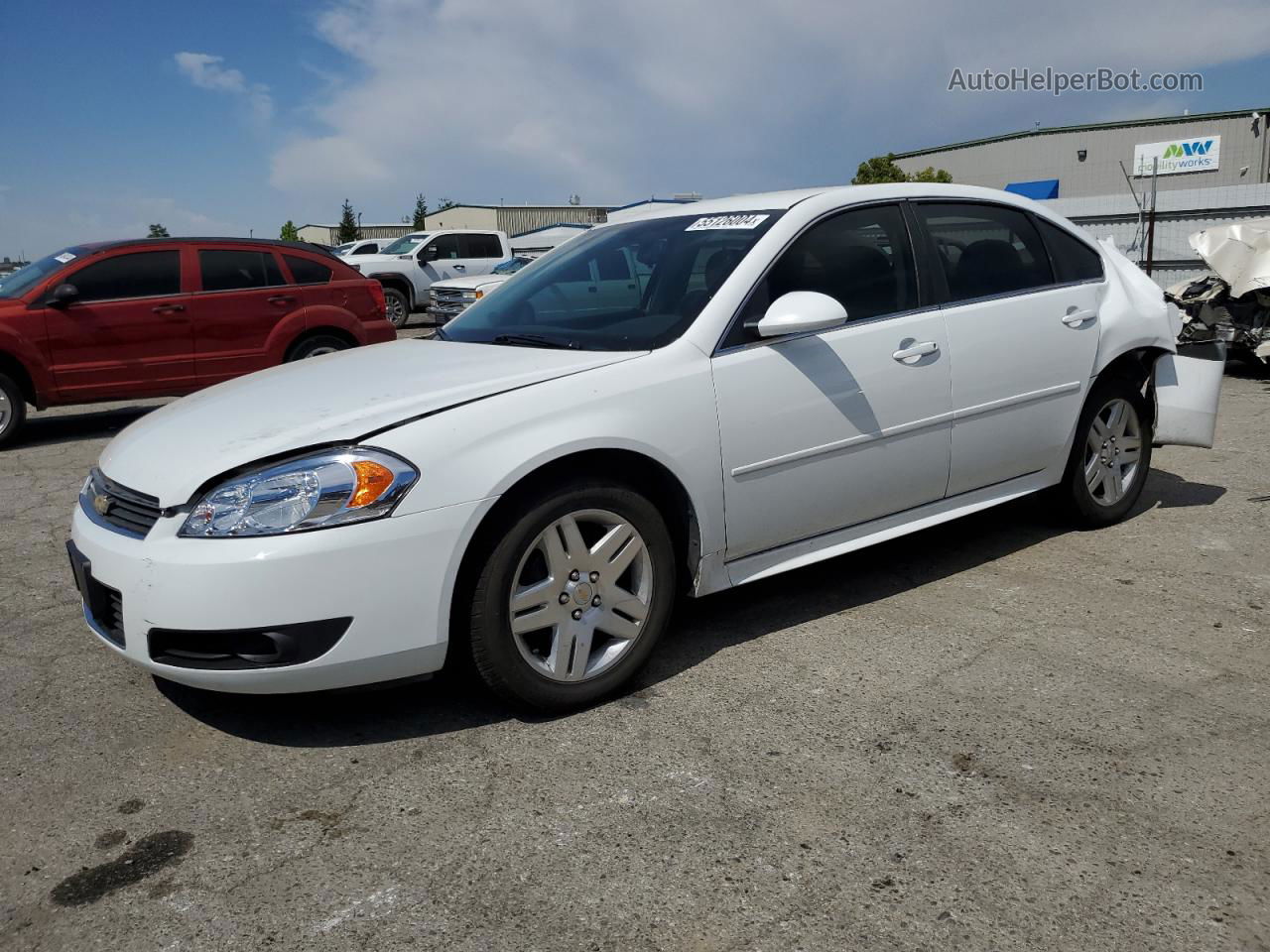 2011 Chevrolet Impala Lt White vin: 2G1WG5EKXB1274674