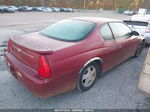 2006 Chevrolet Monte Carlo Ls Red vin: 2G1WJ15K169169894