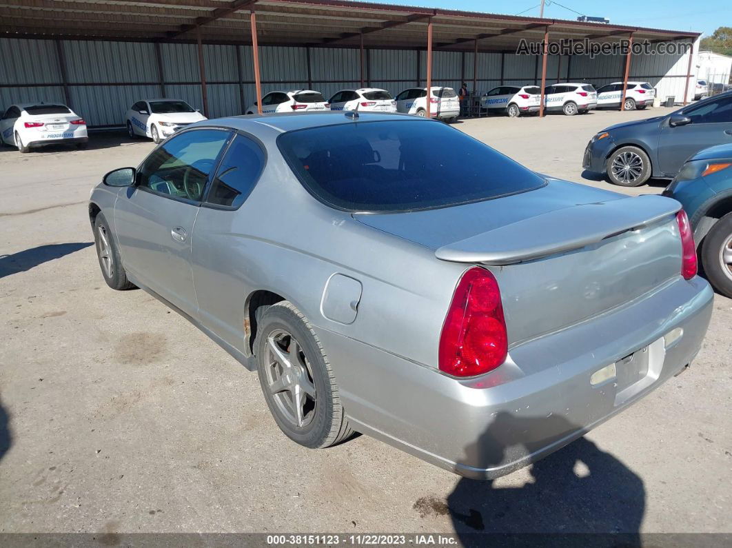 2006 Chevrolet Monte Carlo Ls Серый vin: 2G1WJ15K769225319