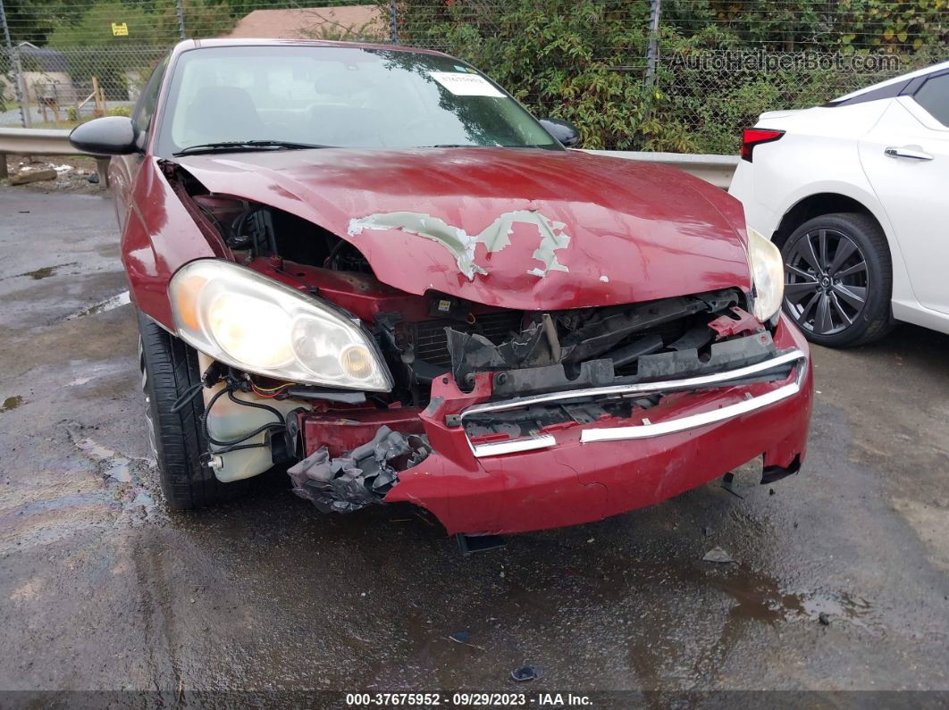 2006 Chevrolet Monte Carlo Ls Burgundy vin: 2G1WJ15K769344410