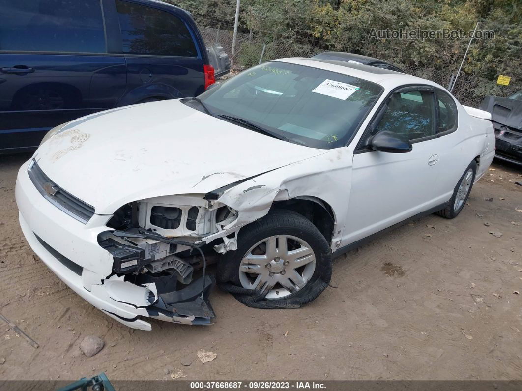 2006 Chevrolet Monte Carlo Lt 3.9l White vin: 2G1WK151169172346