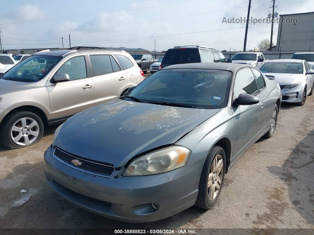 2006 Chevrolet Monte Carlo Lt Gray vin: 2G1WK151169215258