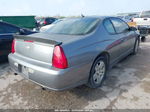 2006 Chevrolet Monte Carlo Lt Gray vin: 2G1WK151169215258