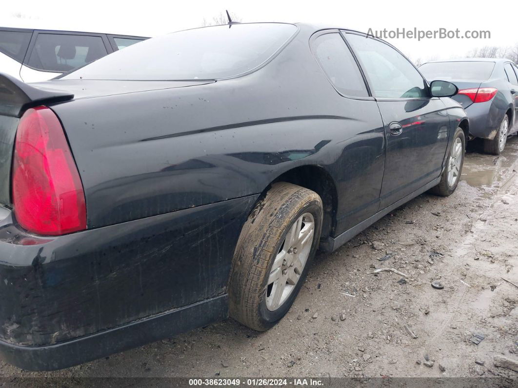 2006 Chevrolet Monte Carlo Lt Black vin: 2G1WK151269426565