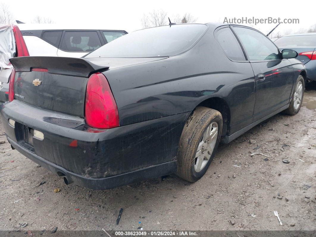 2006 Chevrolet Monte Carlo Lt Black vin: 2G1WK151269426565