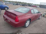 2006 Chevrolet Monte Carlo Lt 3.9l Maroon vin: 2G1WK151669233111