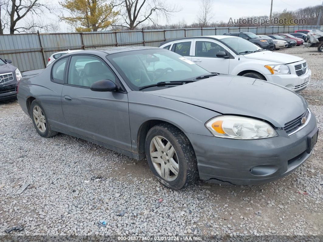 2006 Chevrolet Monte Carlo Lt Gray vin: 2G1WK151969230851