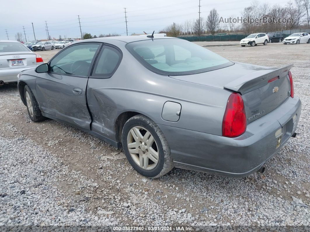 2006 Chevrolet Monte Carlo Lt Gray vin: 2G1WK151969230851