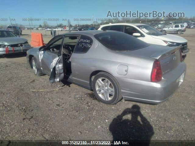 2006 Chevrolet Monte Carlo Lt Silver vin: 2G1WK151969276986