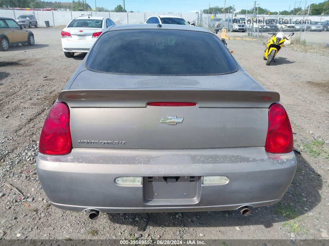 2006 Chevrolet Monte Carlo Lt Коричневый vin: 2G1WK151969335308