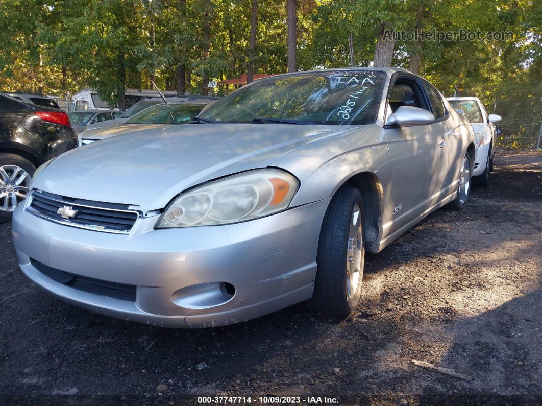 2006 Chevrolet Monte Carlo Lt 3.9l Gray vin: 2G1WK151X69225142