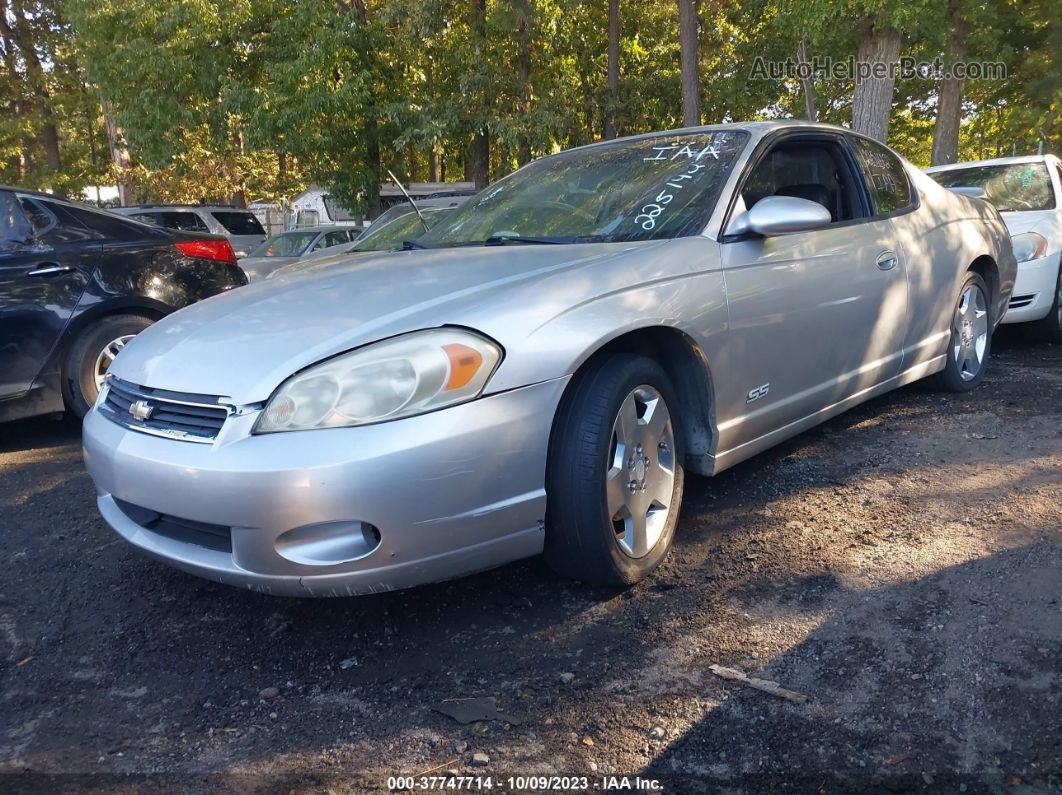 2006 Chevrolet Monte Carlo Lt 3.9l Gray vin: 2G1WK151X69225142