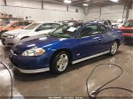 2006 Chevrolet Monte Carlo Ss Blue vin: 2G1WL15C069371127