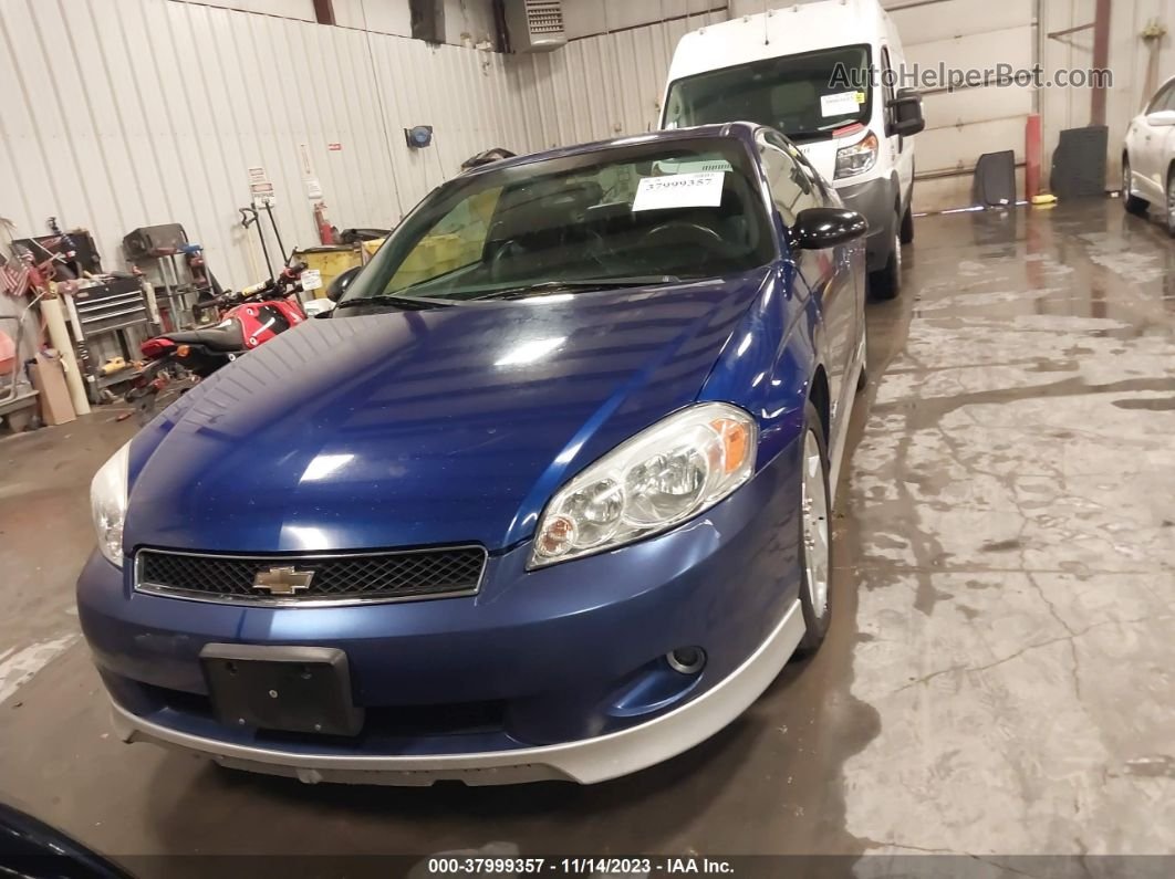 2006 Chevrolet Monte Carlo Ss Blue vin: 2G1WL15C069371127