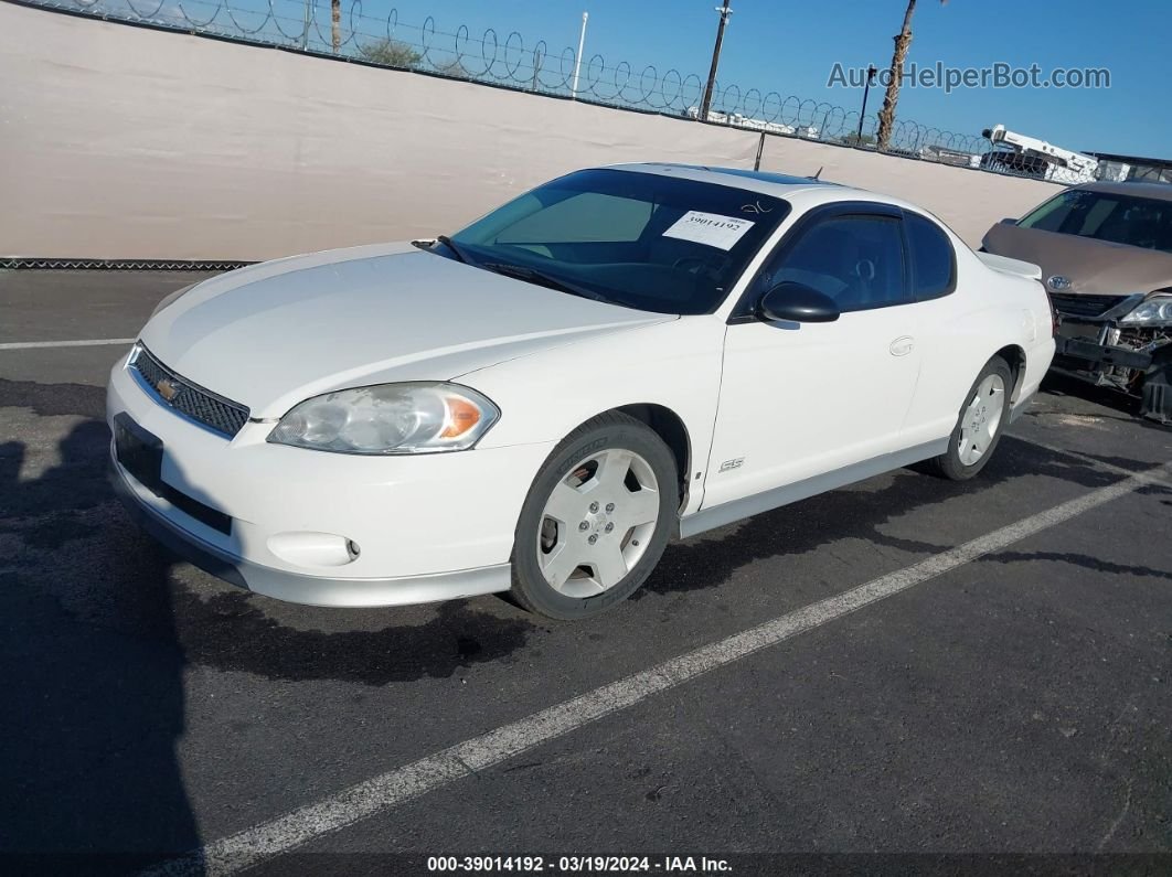 2006 Chevrolet Monte Carlo Ss Белый vin: 2G1WL15C369422734