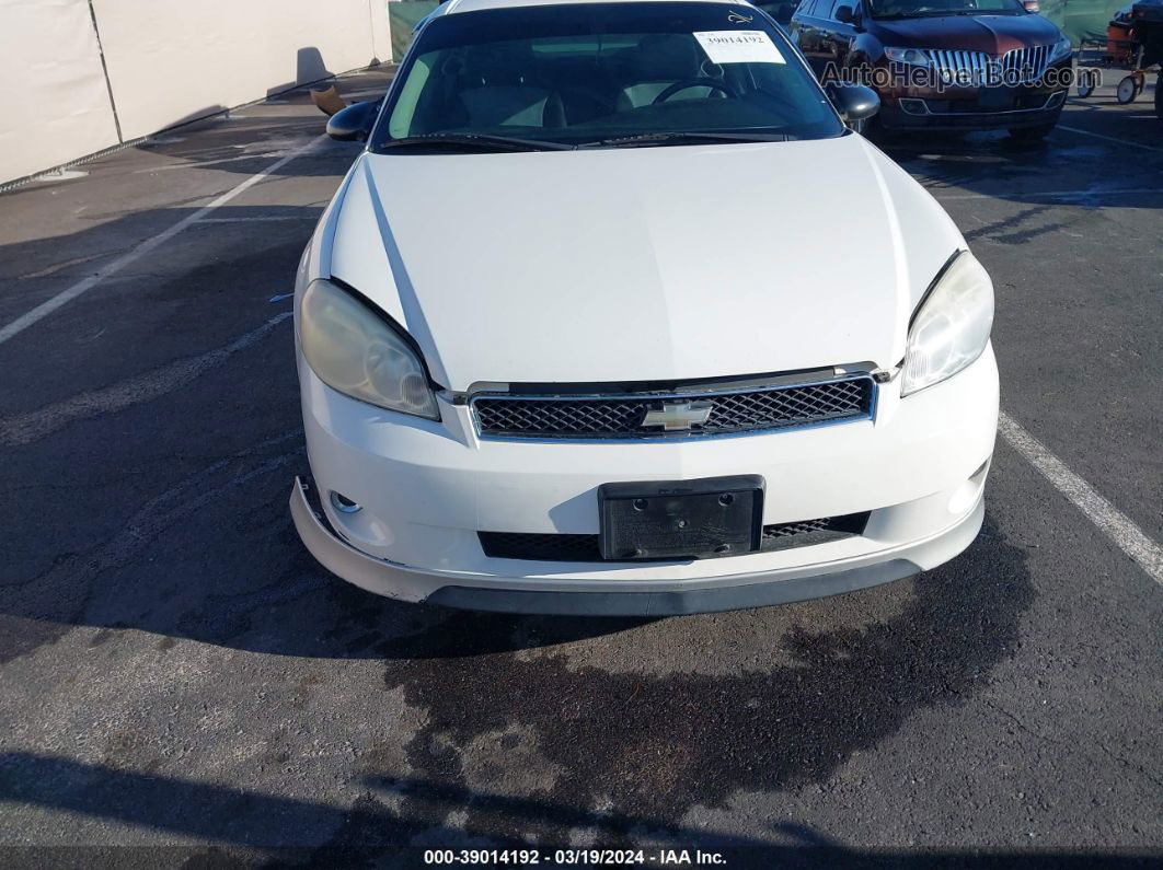 2006 Chevrolet Monte Carlo Ss White vin: 2G1WL15C369422734