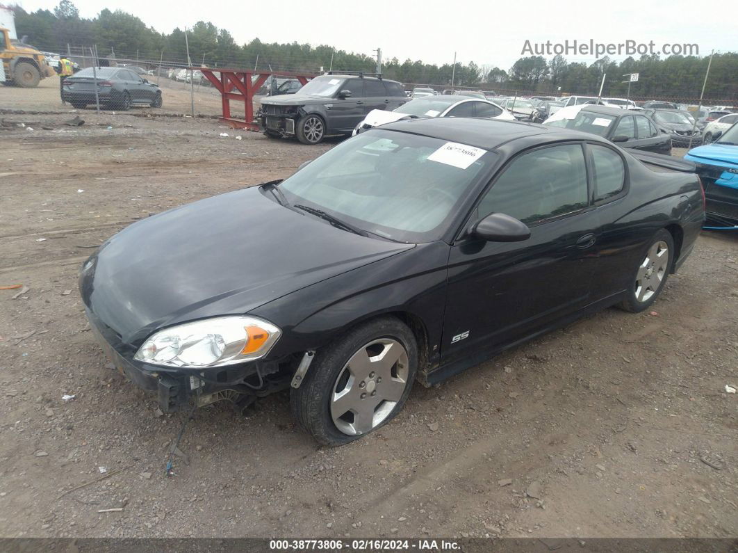 2006 Chevrolet Monte Carlo Ss Black vin: 2G1WL15C569332565