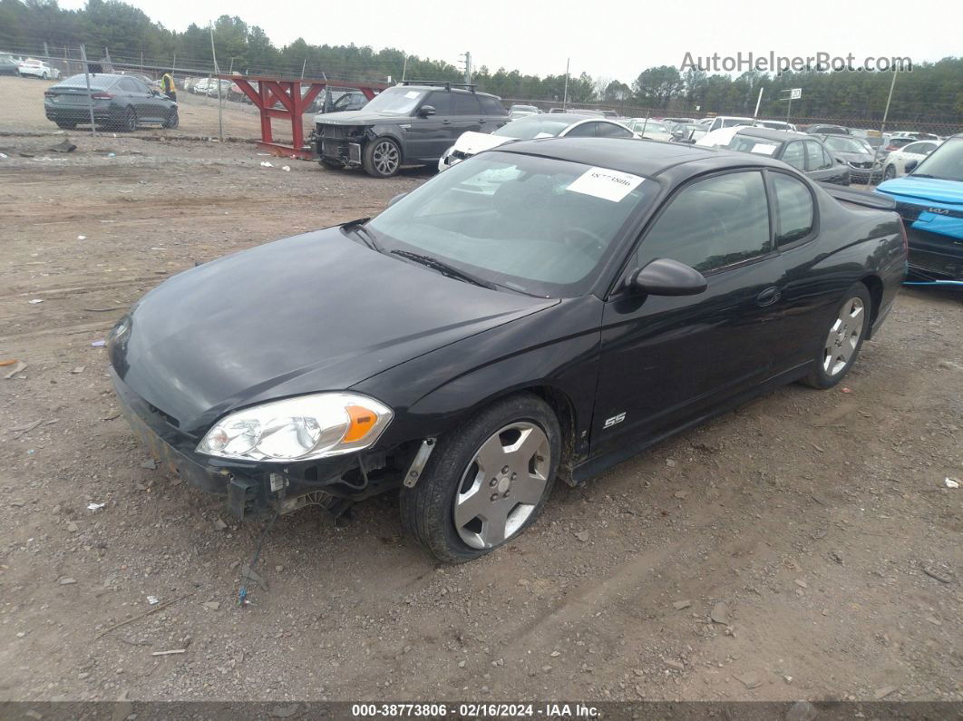 2006 Chevrolet Monte Carlo Ss Black vin: 2G1WL15C569332565