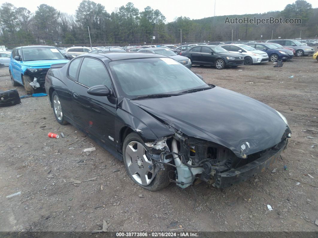 2006 Chevrolet Monte Carlo Ss Black vin: 2G1WL15C569332565