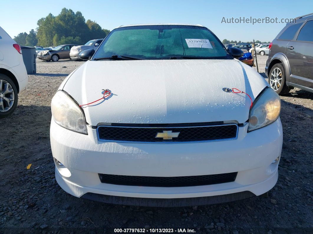 2006 Chevrolet Monte Carlo Ss White vin: 2G1WL15C669425255