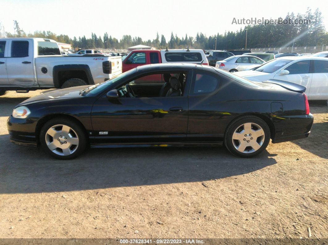 2006 Chevrolet Monte Carlo Ss Black vin: 2G1WL16C669242873