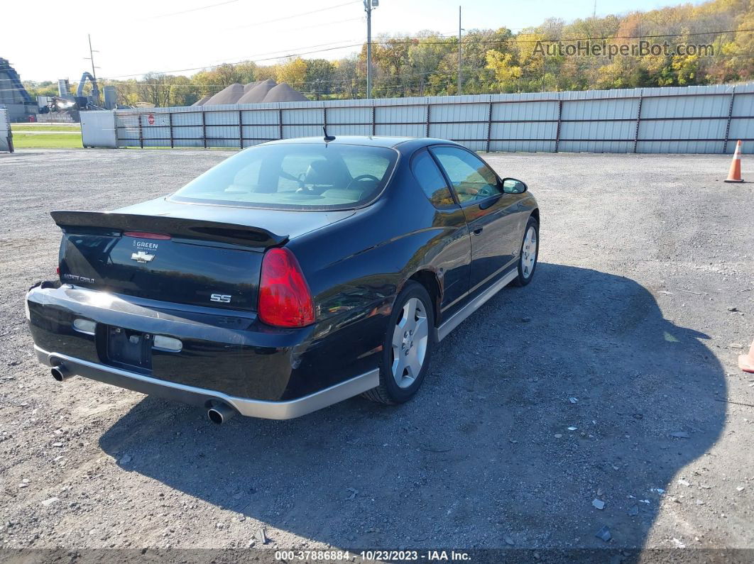 2006 Chevrolet Monte Carlo Ss Black vin: 2G1WL16C969342997