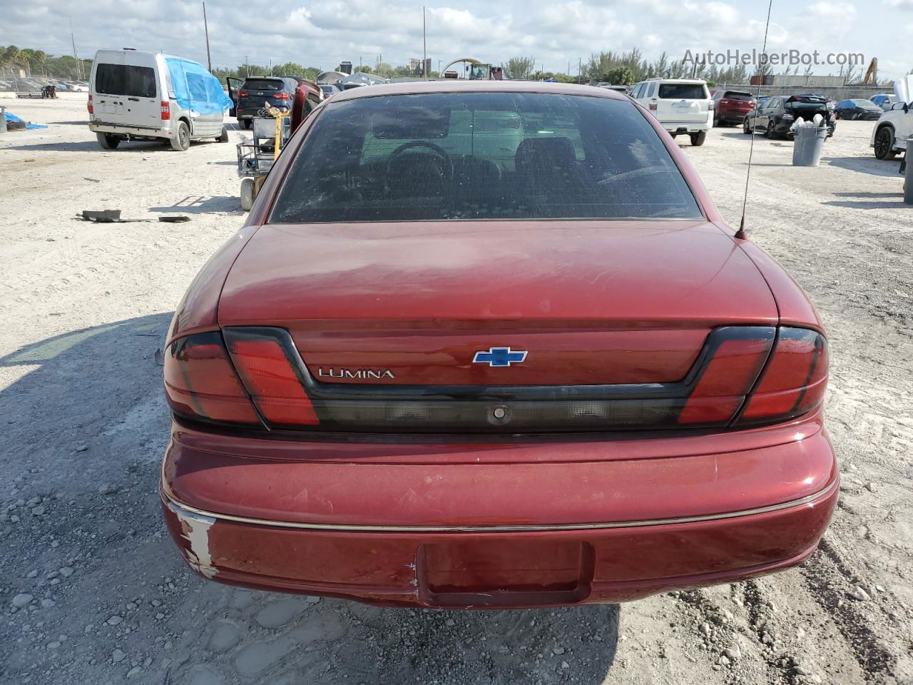 1999 Chevrolet Lumina Base Red vin: 2G1WL52M6X9260104