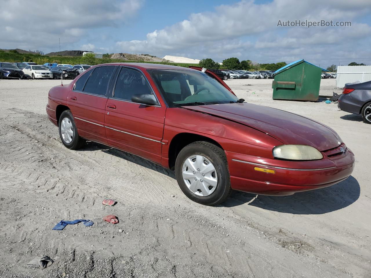 1999 Chevrolet Lumina Base Red vin: 2G1WL52M6X9260104