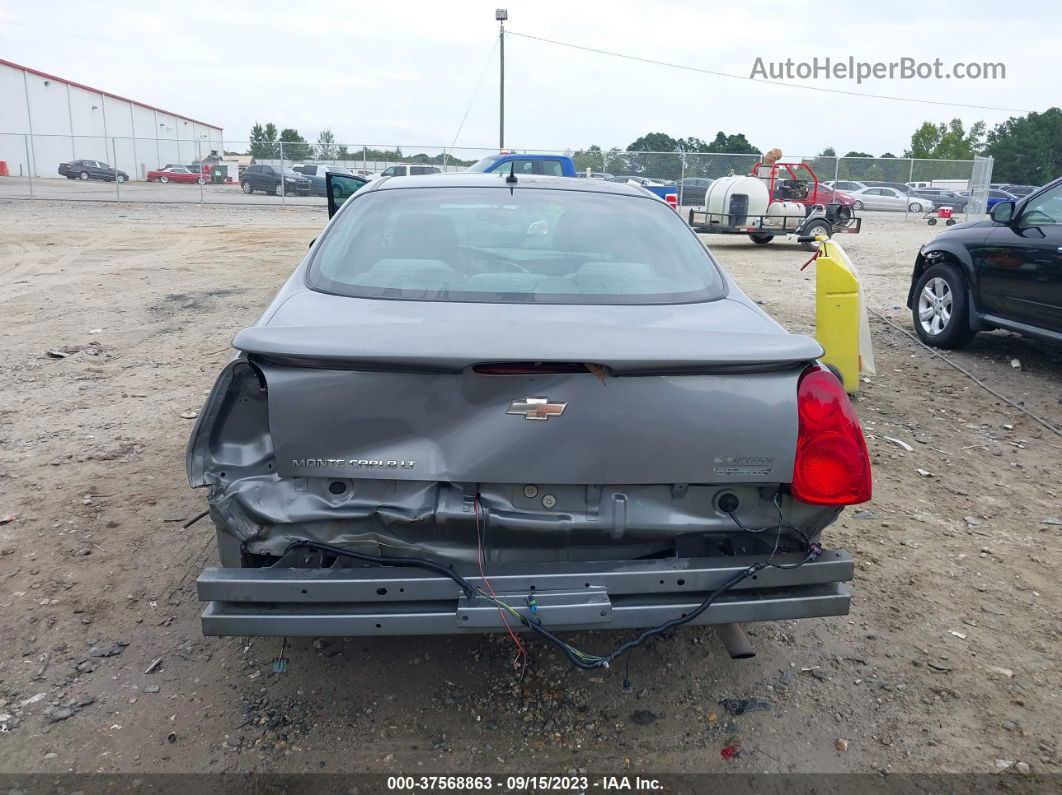 2006 Chevrolet Monte Carlo Lt 3.5l Gray vin: 2G1WM15K269264813