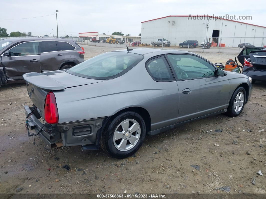 2006 Chevrolet Monte Carlo Lt 3.5l Gray vin: 2G1WM15K269264813