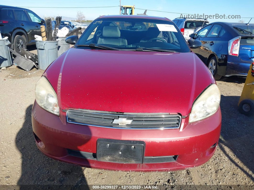 2006 Chevrolet Monte Carlo Lt Burgundy vin: 2G1WM15K369189586