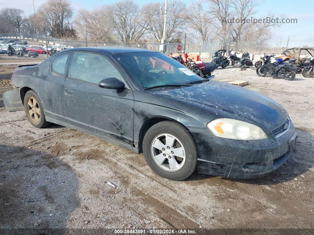 2006 Chevrolet Monte Carlo Lt Black vin: 2G1WM15K369317129