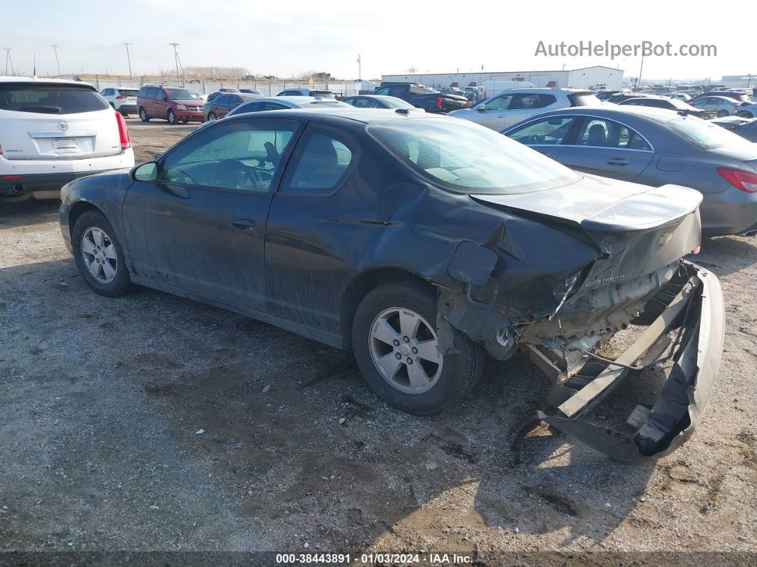 2006 Chevrolet Monte Carlo Lt Black vin: 2G1WM15K369317129