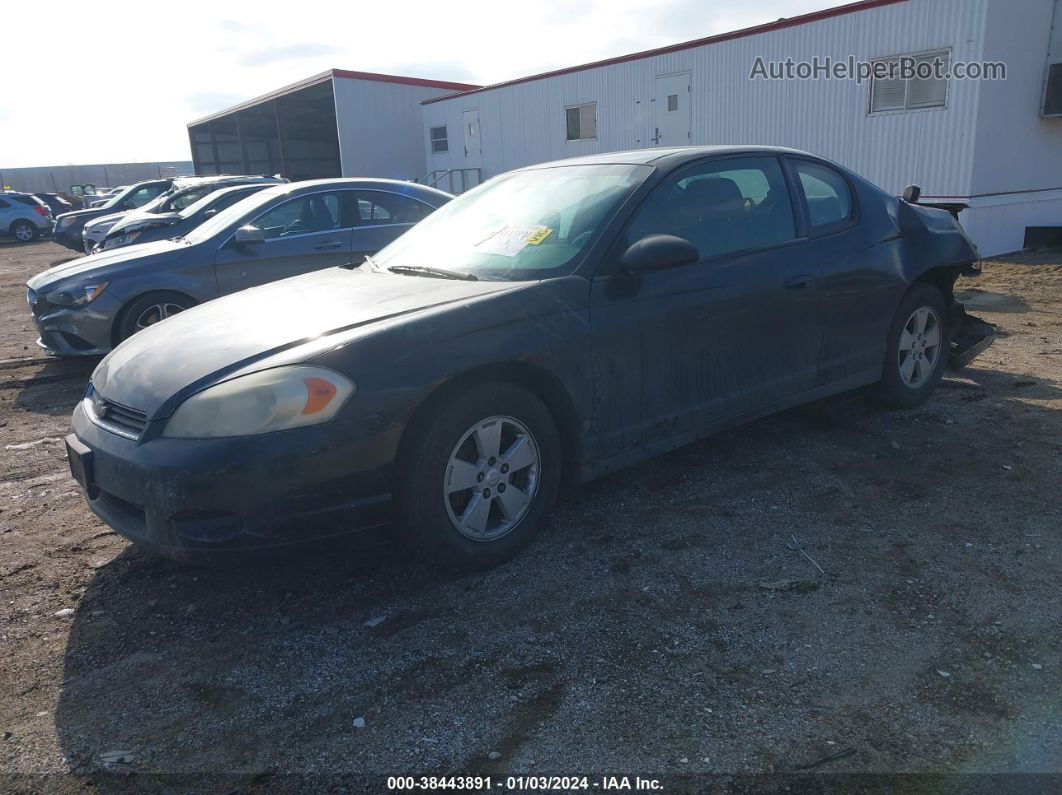 2006 Chevrolet Monte Carlo Lt Black vin: 2G1WM15K369317129