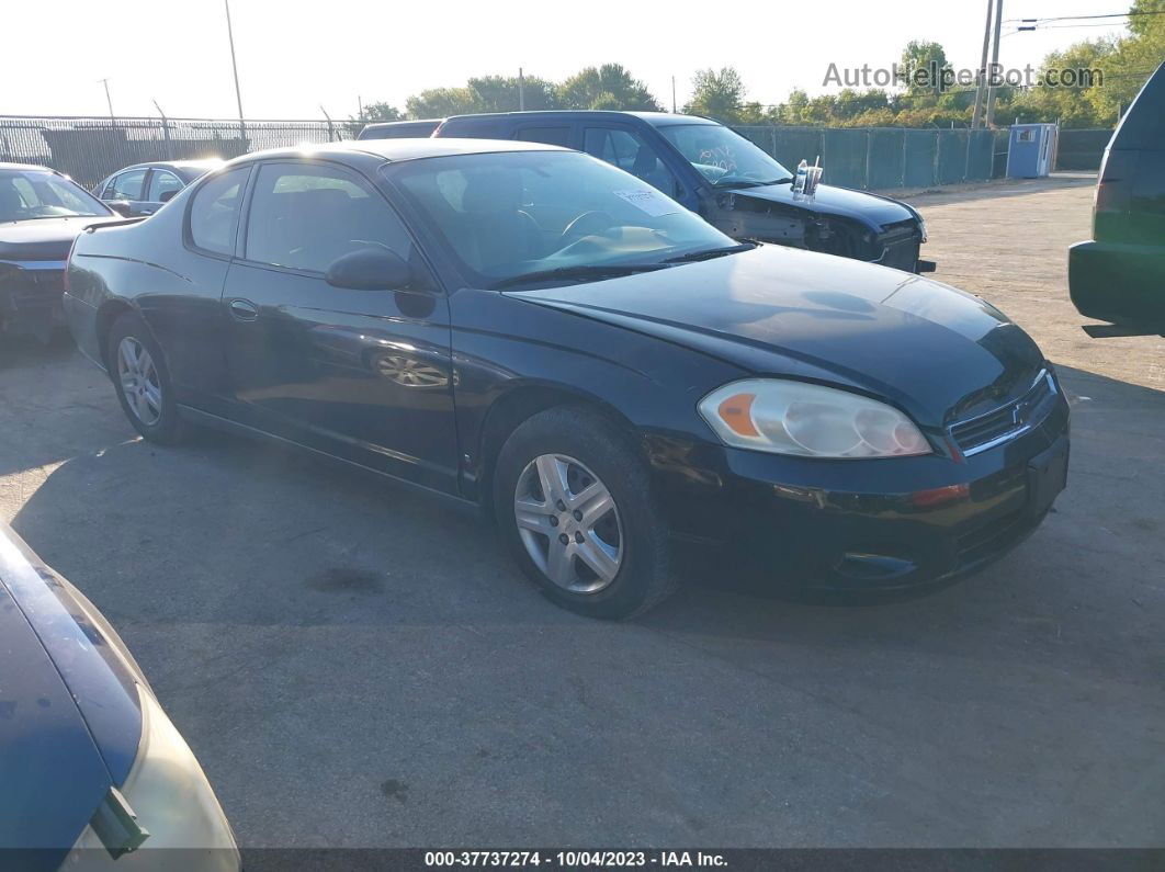 2006 Chevrolet Monte Carlo Lt 3.5l Черный vin: 2G1WM15K669380564