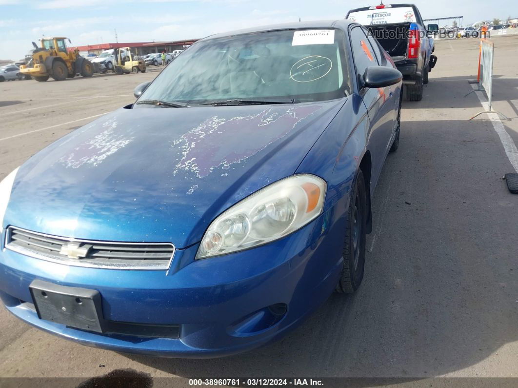 2006 Chevrolet Monte Carlo Lt Blue vin: 2G1WM15K769235954