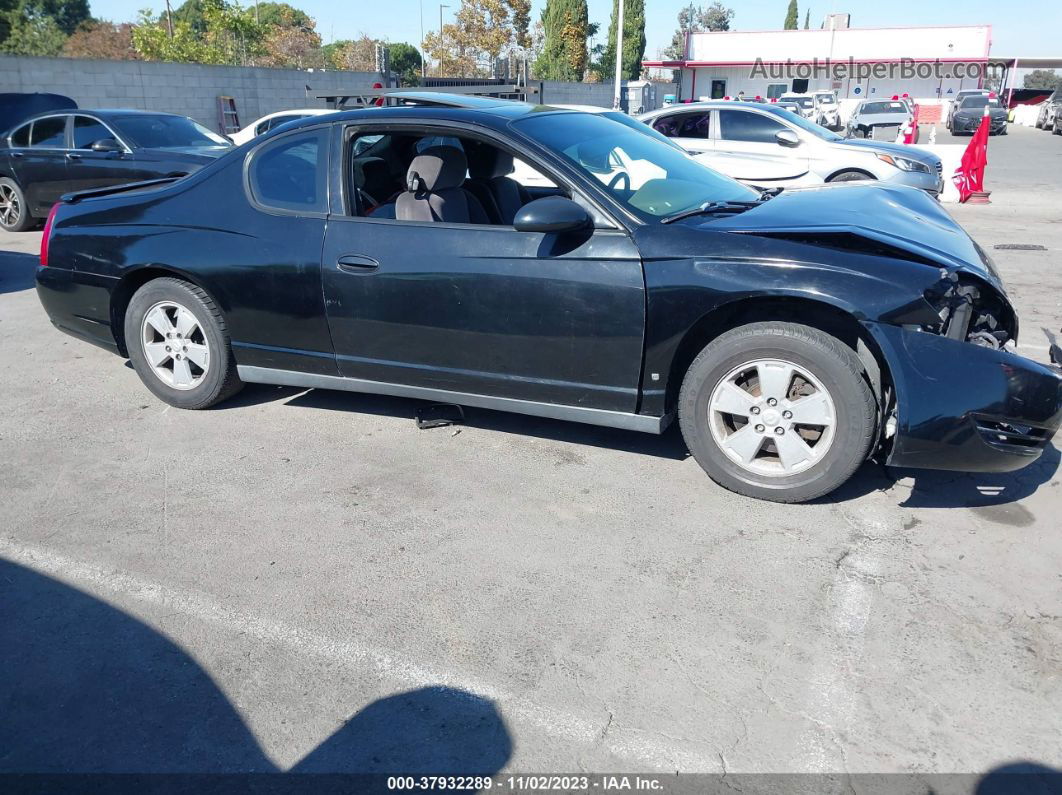 2006 Chevrolet Monte Carlo Lt Black vin: 2G1WM15K869364916