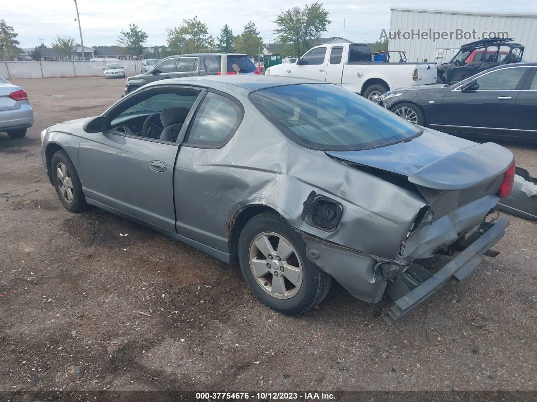 2006 Chevrolet Monte Carlo Lt Gray vin: 2G1WM15K969188474