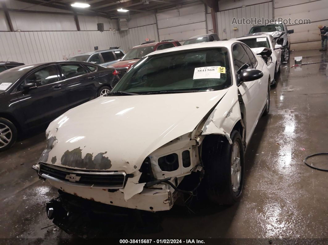 2006 Chevrolet Monte Carlo Lt White vin: 2G1WM15K969285173