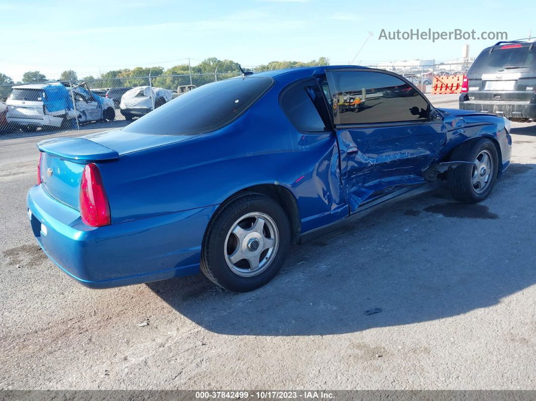 2006 Chevrolet Monte Carlo Lt Blue vin: 2G1WM16K469260759