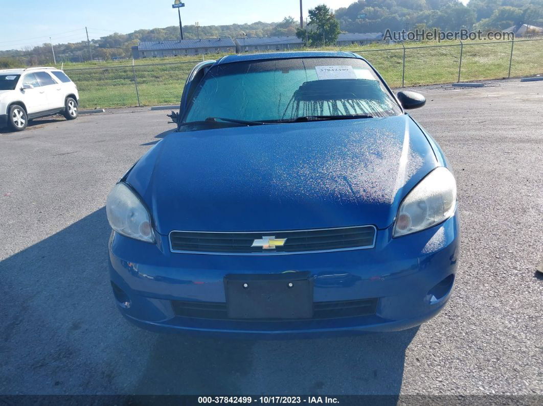 2006 Chevrolet Monte Carlo Lt Blue vin: 2G1WM16K469260759