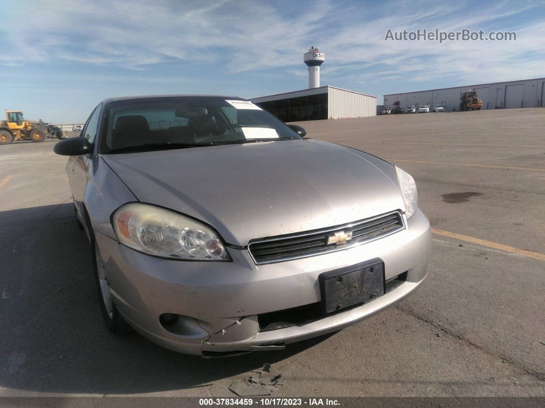 2006 Chevrolet Monte Carlo Ltz Silver vin: 2G1WN151469267443