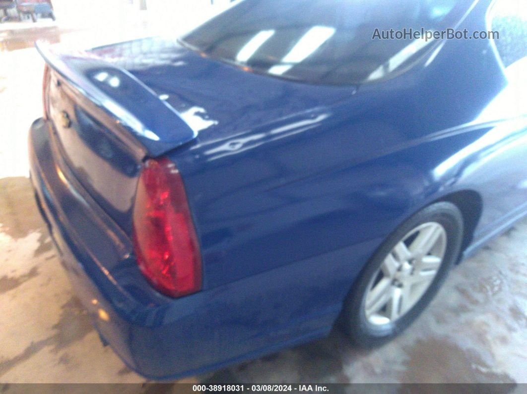 2006 Chevrolet Monte Carlo Ltz Blue vin: 2G1WN151569251462