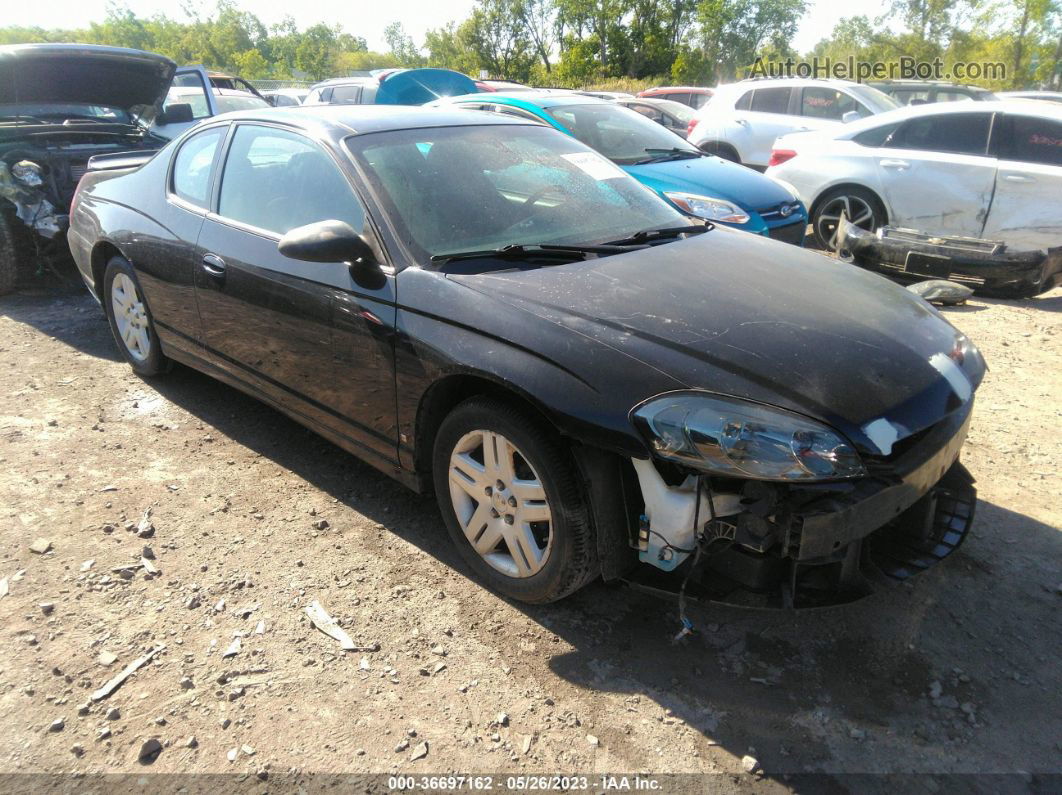 2006 Chevrolet Monte Carlo Ltz Black vin: 2G1WN151669325245