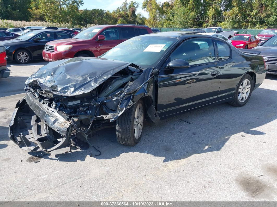 2006 Chevrolet Monte Carlo Ltz Black vin: 2G1WN161169288314