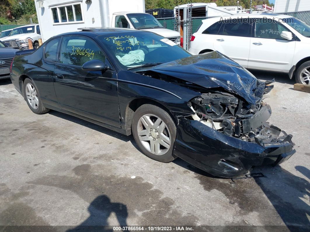 2006 Chevrolet Monte Carlo Ltz Black vin: 2G1WN161169288314