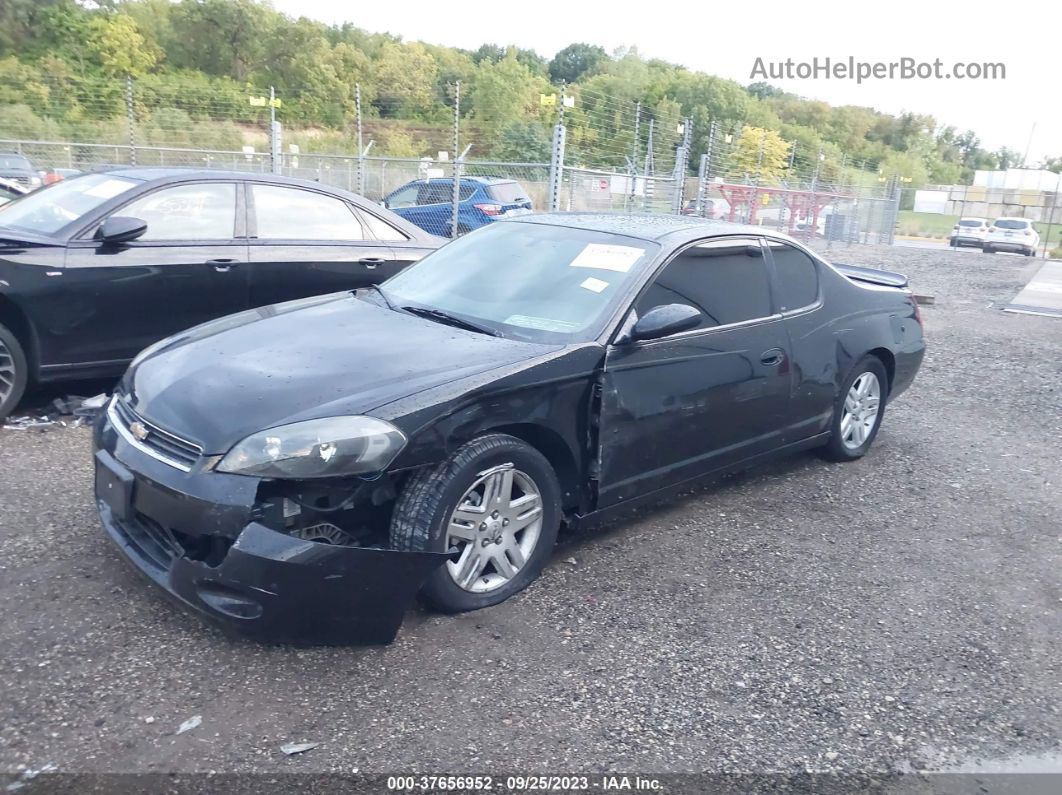 2006 Chevrolet Monte Carlo Ltz Black vin: 2G1WN161869212735