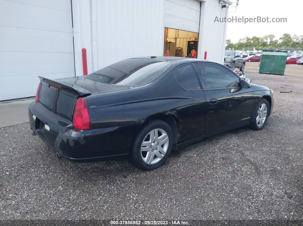 2006 Chevrolet Monte Carlo Ltz Black vin: 2G1WN161869212735