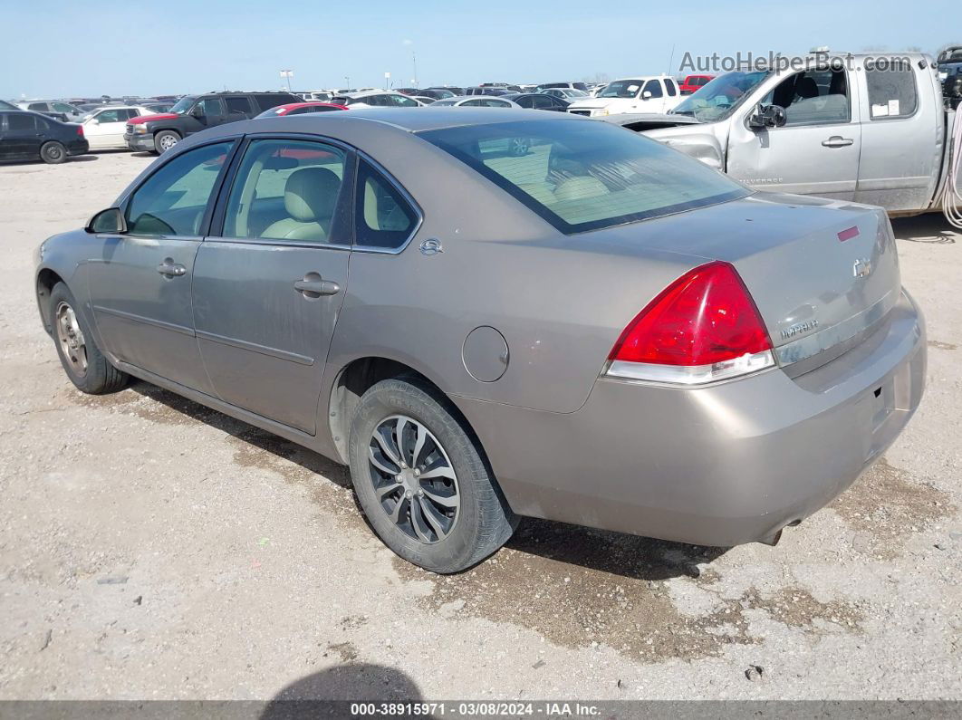 2006 Chevrolet Impala Police Желто-коричневый vin: 2G1WS551169361411