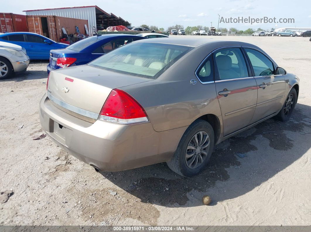 2006 Chevrolet Impala Police Желто-коричневый vin: 2G1WS551169361411